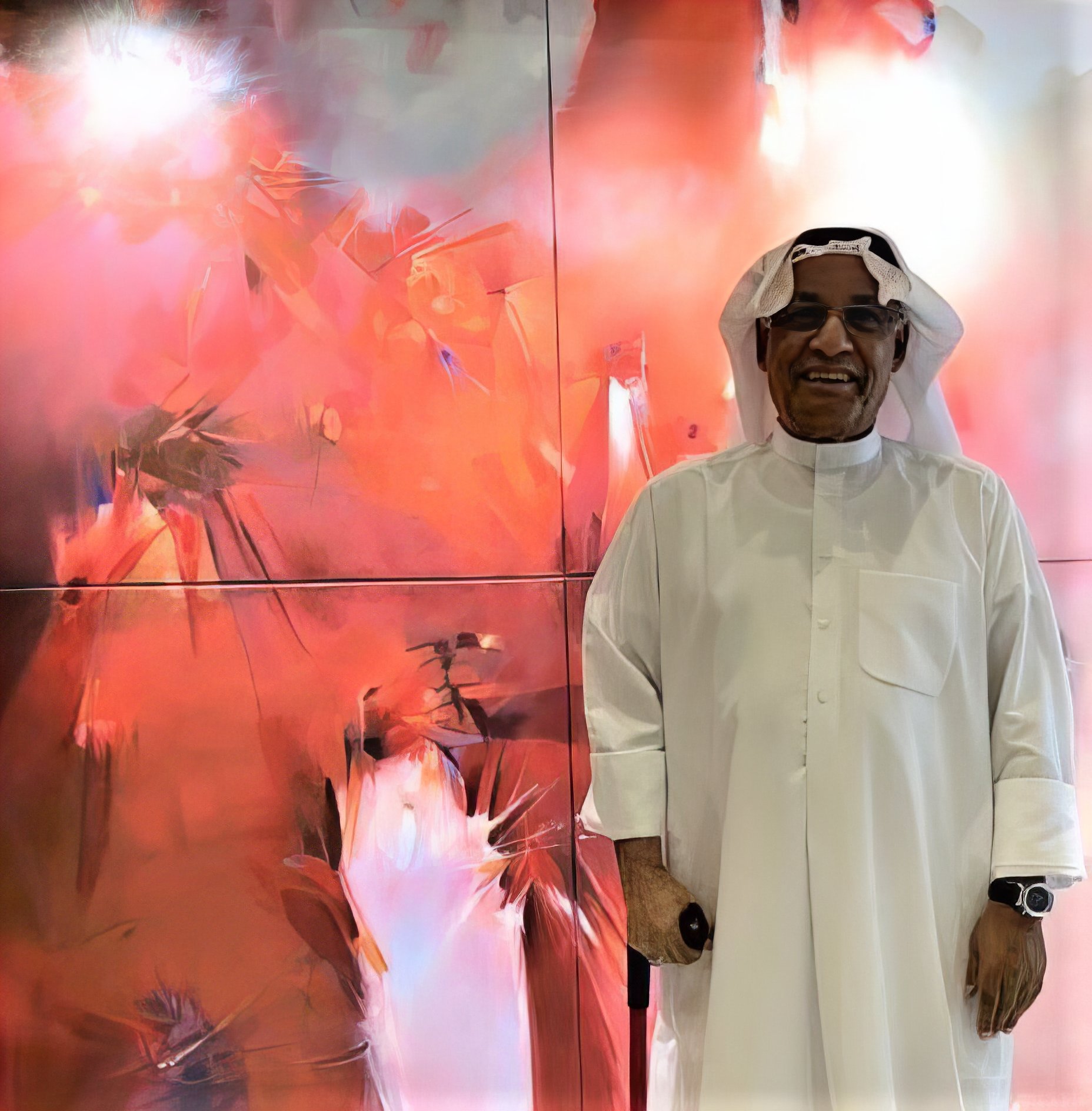 In Front of a Painting — Exhibition